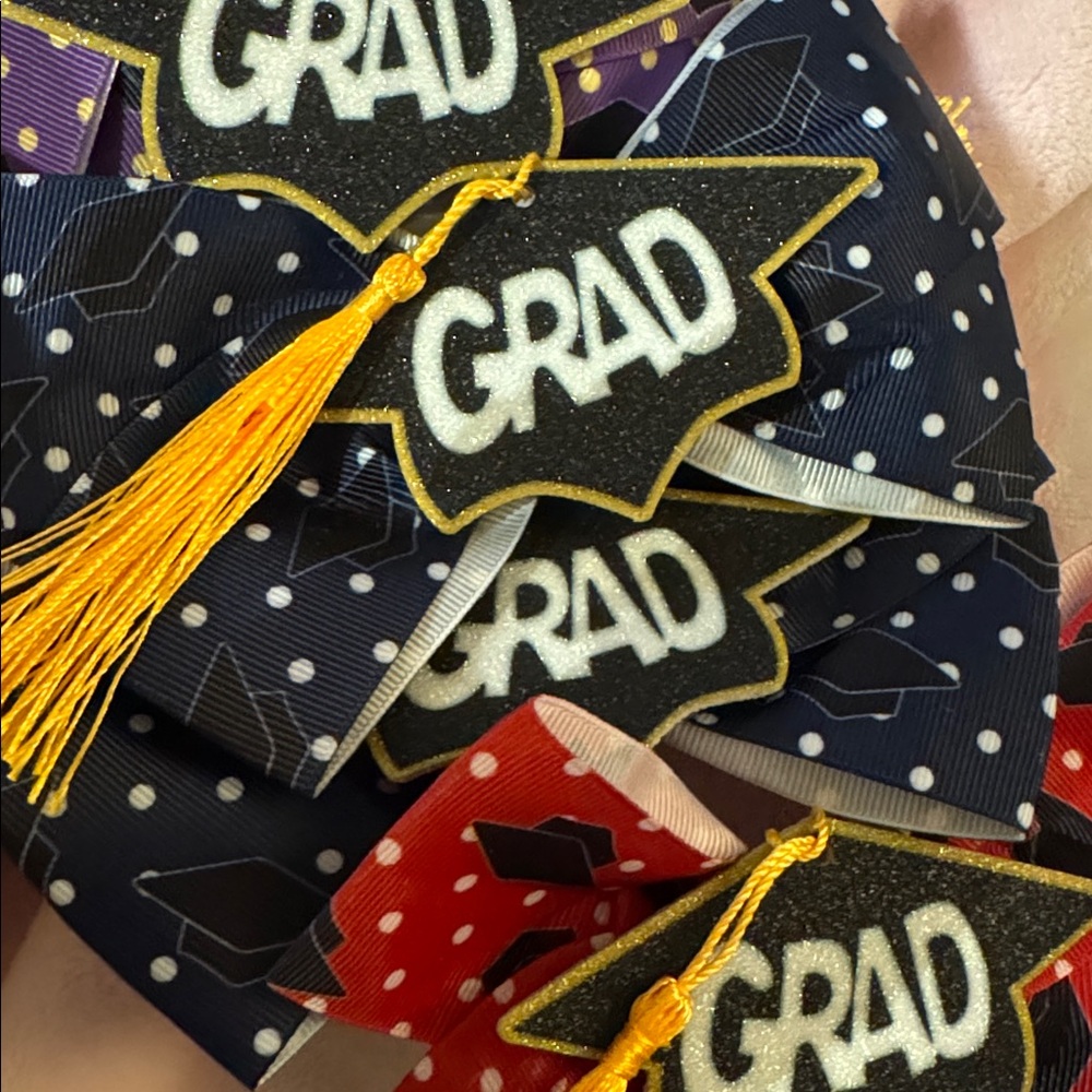 Graduation Bow Set with Tassels Bundle‎